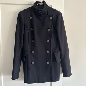 Zara Navy Military Peacoat Size M